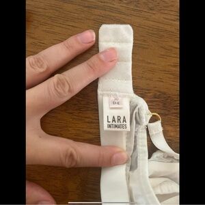 LARA White Intimates Bra